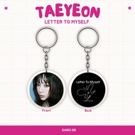 GANTUNGAN Keychain GIRLS GENERATION LETTER MYSELF REVERSIBLE KEYCHAIN KPOP IDOL KEYCHAIN UNOFFICIAL 
