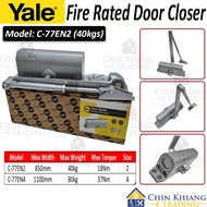 Yale C-77EN2 Surface Mounted Adjustable Door Closer 40kgs Fire Rated Door Size 2 C77EN2