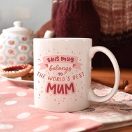 Mug Lettering Words Best Mom | Best Dad | Best Grandma | Best Nanny