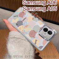 Casing Samsung Galaxy A06 A05 Samsung A 06 A0 6 Casing with Camera Protector Clear Luxury New Design