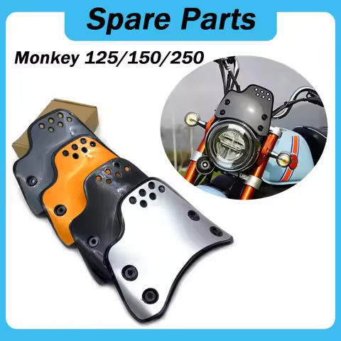 New Accessories Fit Monkey 125 150 250 Retro Style Windshield Windscreen For Monkey125 Monkey150 Mon