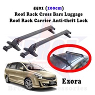 5501 (100cm) Car Roof Rack Roof Carrier Box Anti-theft Lock/ Cross Bar Roof Bar Rak Bumbung Rak Bagasi Kereta - EXORA