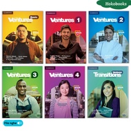 Book - Ventures 3rd Edition - Level Basic,1,2,3,4 - laser print with free audio file