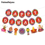 2025 Diwali Decoration items Happy Deepavali Festival Decor Festival Wall Window Background Diwali D