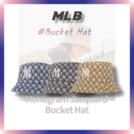 MLB KOREA  Monogram Jacquard Bucket Hat New York Yankees 32CPHV111