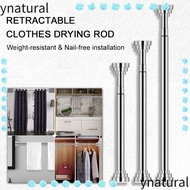 YNATURAL Extendable Sticks Organizer Hanger Rod Shelf Curtain Rail Pole Clothes Hanging Rod