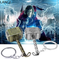 LANGJ ภาพยนตร์ สำหรับแฟนๆ เครื่องประดับพวงกุญแจ พวงกุญแจ จี้ห้อยกระเป๋ารถ พวงกุญแจ Marvel Avenger พว