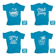 Baju Jersey Family Day - Turquoise Green