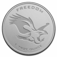 ASAHI 1 oz .999 Freedom Liberty Silver Round [ IRA-Eligible in USA ]