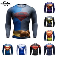 Superman Fresh Design T Shirt Men Compression GYM Sportswear Jersey Quick Dry Men Tshirt