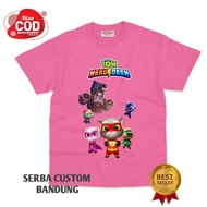KAOS ANAK TALKING TOM HERO DASH BAHAN PREMIUM