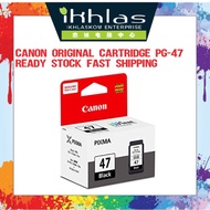 CANON PG-47 BLACK INK CARTRIDGE