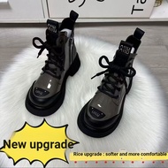 British Martin Boots Women's Boots Thick-Soled Tall Women's Boots Short Boots Single Boots Martin Bo