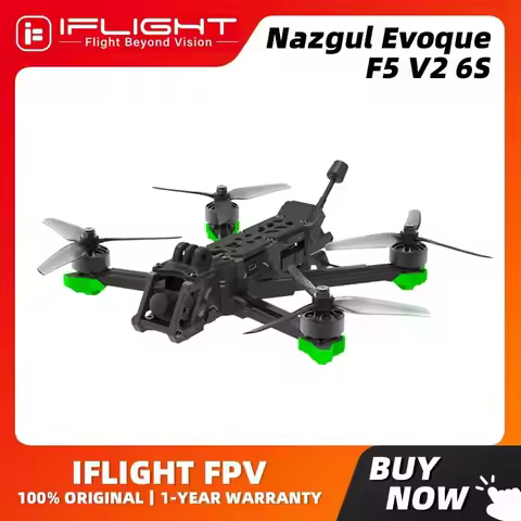 iFlight Nazgul Evoque F5D/F5X V2 Analog 6S 5inch DeadCat Drone BNF BLITZ MINI F7 E55 1.6W Stack For 