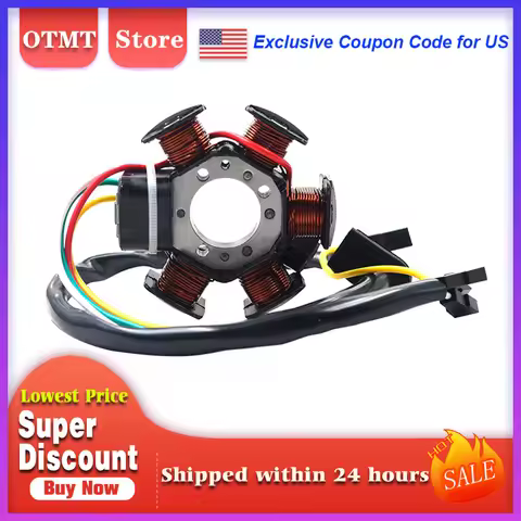 Motorcycle Generator Stator Coil For Aprilia RS50 RX50 MX50 YAMAHA TZR50 DT50R AM6 For Peugeot XP6 X
