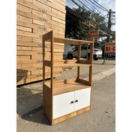 Tủ gỗ phòng bếp 3 tầng để lò vi sóng C100 x R60 x S30cm. Tủ gỗ để lò vi sóng nội thất phòng bếp hiện