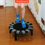 [Amleso1] Mini Trampoline Quiet Jumping Bed Round Trampoline Folding Trampoline for Yard