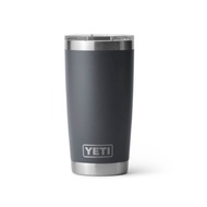 YETI RAMBLER 20 OZ TUMBLER-CHARCOAL