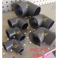 PVC P/T Elbow Fitting BBB pvc pt elbow penyambung paip pvc fte elbow thread dalam pvc elbow benang d
