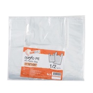 ถุงหูหิ้ว PE ใส 12x20 นิ้ว Sunbag