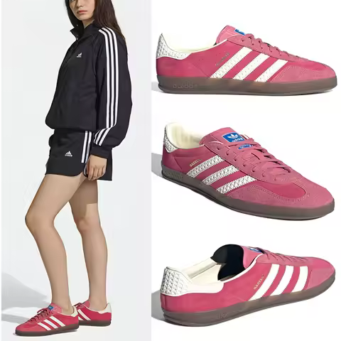 Adidas GAZELLE INDOOR Womens Sneakers Classic Skateboard Training Shoes Low Casual Shoes Comfortable