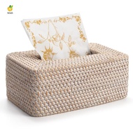 Rattan Tissue Box Cover Tissue Holder