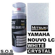 2K Paint Yamaha White Crystal(UG) Y15412 Mitsuki Spray 400ml