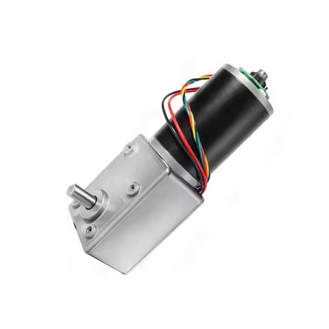 5882-50ZY DC 12V 24V High Torque Turbine Worm Gear Motor With Encoder