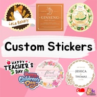 PartyMonkey Custom Print Sticker Printing Personalised Printing Corporate Company Event Teacher Chil