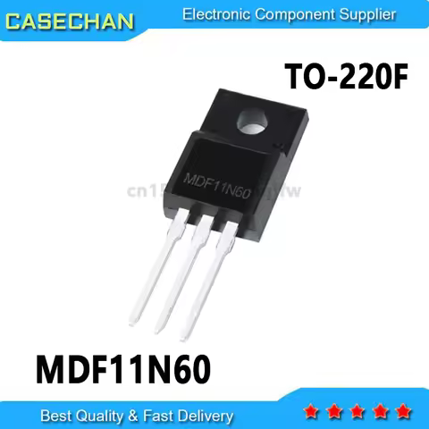 10PCS/LOT New and Original 11N60 MDF11N60 TO-220F 600V 11A