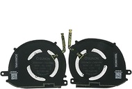 CPU and GPU Cooling Fan Pair for Dell XPS 13 9340 9345 9350, Fits 01R0HN 0CJF8H, DC 5V 0.5A