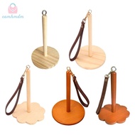 [camhmdm] Yarn Roll Holder Thread Spindle Dispenser Accessories Lightweight Wooden Yarn