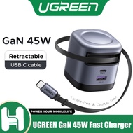 UGREEN Nexode 45W GaN Fast Charger with 75cm Retractable Cable