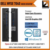 DELL OPTIPLEX 3060 / 7040  Mini/SFF CPU+Full SET CORE i5 (6th/8th GEN) UPGRADE RAM UPTO 32GB WIN 10/