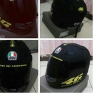 Sticker / Sticker Cutting Helmet Rossi 46 PROJECT Set