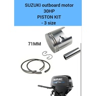 SUZUKI outboard motor 30HP DT30/DT25 PISTON KIT - 3 size 12100-96353 (std/025/050)# 2 stroke outboar