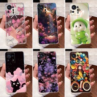 For Xiaomi Mi Mix 4 Case Clear Luxury Cute Love Rabbit Funny Pattern TPU Soft Silicone Back Cover Fo