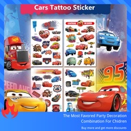 4Sheet/Set Cars Lightning Mcqueen Series Temporary Waterproof Tattoo Sticker