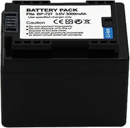 1 pack BP-727 Replacement Camera Battery 3.6V 3000mAh for Canon BP-709 BP-718 BP-745 VIXIA HF R30 M5