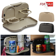 Folding Auto Cup Holder Car Back Seat Table Drink Food Tray Auto Travel Desk wira waja bezza axia sa