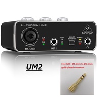[GUSISS] BEHRINGER UM2 Guitar Recording External USB Sound Card Special Audio Interface For Internet