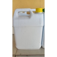 Tong plastik kosong terpakai 5 liter Used Plastic container 5 litre