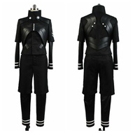 ชุดชุดคอสเพลย์ผู้หญิง Kaneki Tokyo Ghoul Ken ชุดสูทเสื้อเกราะออกรบโดยรวมสำหรับผู้ชาย