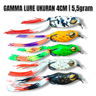 SOFT FROG SKIRT GAMMA LURE UKURAN 4CM. BERAT 5,5GRAM