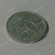 Uang Koin 50 Rupiah Tahun 2002