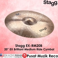Stagg EX-RM20B 20” EX Brilliant Medium Ride Cymbal 20in Drum Cymbal