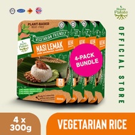 Vegetarian Nasi Lemak with Anchovies Sambal Convenience Pack (4 x 300g)