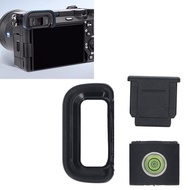 Phoenixshop Camera Eyecup Eyepiece Viewfinder Professional Replacement with Hot Shoe Cover and Level