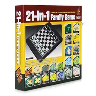 21 in 1 Family Board Games (3 years old and up) [SG]