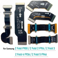 Spin Axis Flex Hinge Main Board Lcd Connector Rotary Shaft Flex Cables For Samsung Z Fold 2 3 4 5 F9